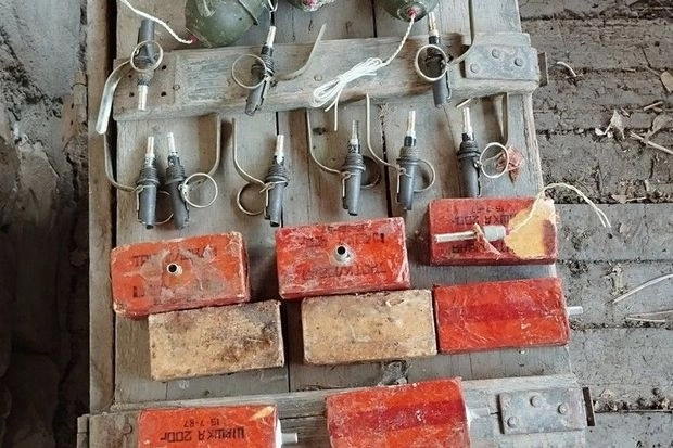 На ферме в Ходжавенде обнаружено большое количество взрывных устройств армянского производства - ФОТО