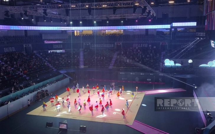 В Баку состоялась церемония открытия Кубка мира по художественной гимнастике - ФОТО