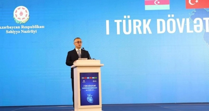 Теймур Мусаев выступил на церемонии открытия I Кардиологического съезда тюркских государств - ФОТО