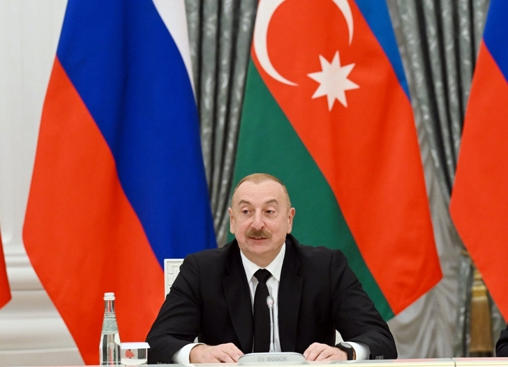 Президент: Фактор Гейдара Алиева всегда играл и будет играть важную роль в отношениях России и Азербайджана