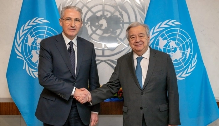 Президент COP29 встретился с генеральным секретарем ООН - ФОТО