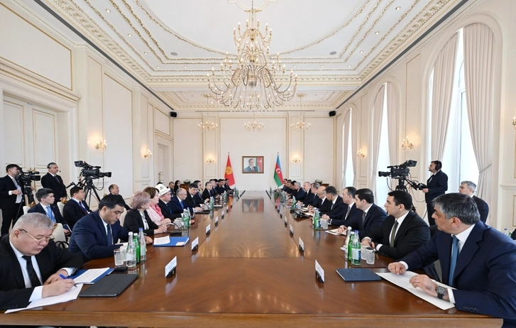 Состоялось второе заседание Межгосударственного совета Азербайджана и Кыргызстана - ФОТО