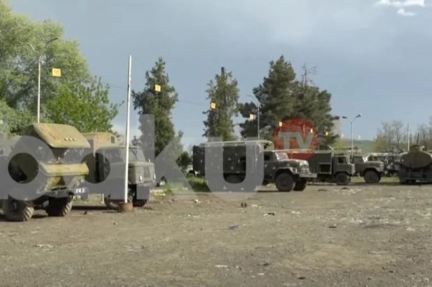 Воинская часть в Ходжалинском районе, где «несли службу» сепаратисты - ВИДЕО