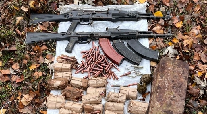 Обнаружен очередной схрон с оружием и боеприпасами в Ханкенди