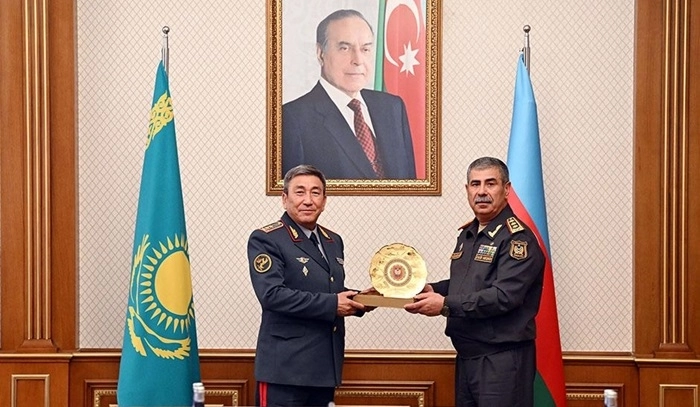 Азербайджан и Казахстан обсудили развитие военного сотрудничества  - ФОТО/ВИДЕО
