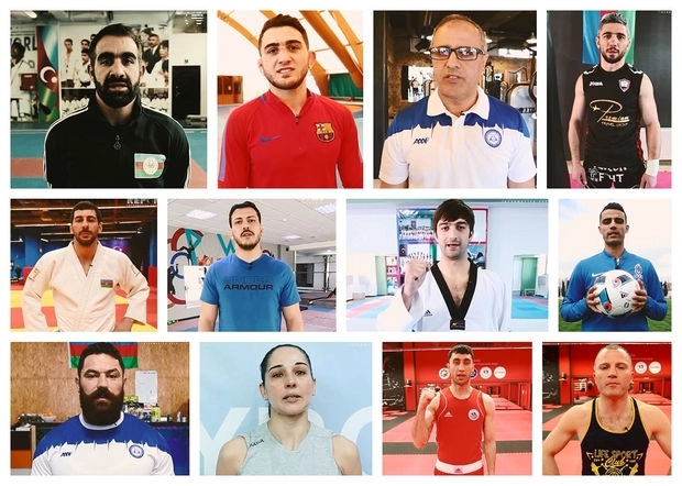 Азербайджанские спортсмены за Ильхама Алиева  – ВИДЕО