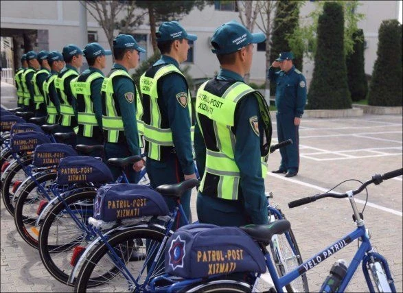 В Узбекистане будет действовать велопатруль - ВИДЕО
