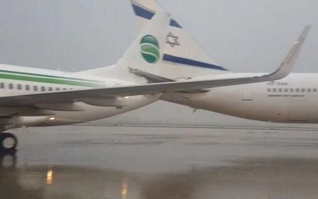 В израильском аэропорту столкнулись два самолета