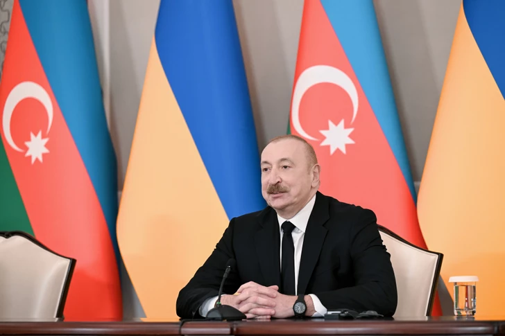 Media.az - Новости Азербайджана - Президенты Азербайджана и Украины выступили с заявлениями для прессы