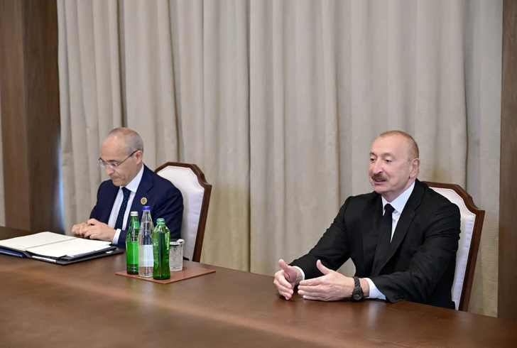 Media.az - Новости Азербайджана - Президент Ильхам Алиев принял делегацию Арабской координационной группы