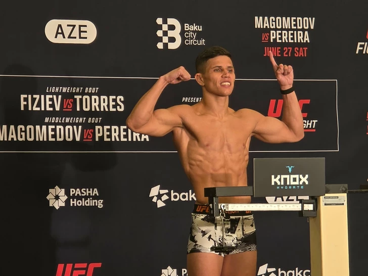 Media.az - Новости Азербайджана - Перед UFC Fight Night Baku состоялась официальная церемония взвешивания