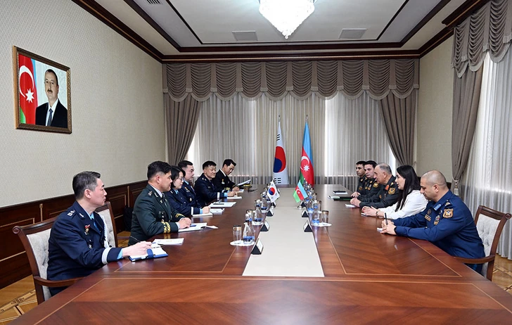 Обсуждено военное сотрудничество между Азербайджаном и Кореей