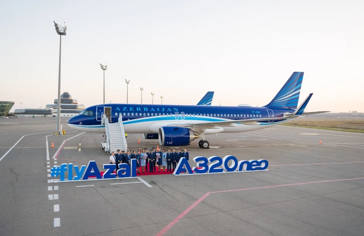 AZAL продолжает обновление флота: второй новый Airbus A320neo прибыл в Баку в этом году