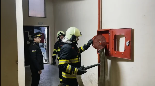 Media.az - Новости Азербайджана - МЧС провело пожарные учения в Гяндже, выявлены недостатки