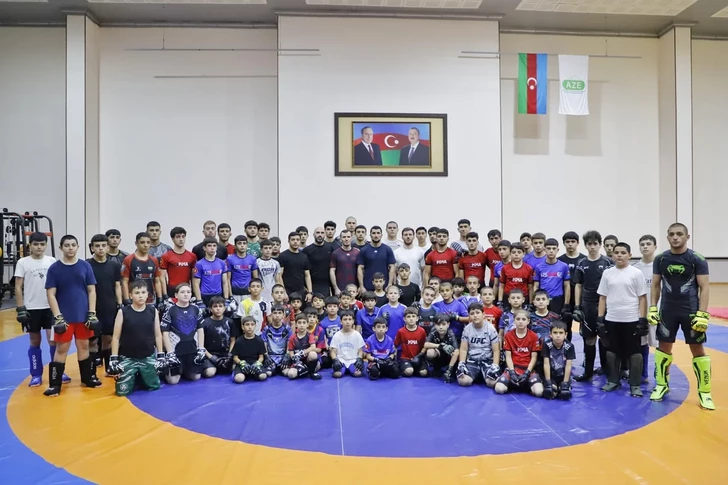 Media.az - Новости Азербайджана - Азербайджанский боец UFC Фарман Гасанов провел мастер-класс в Нахчыване