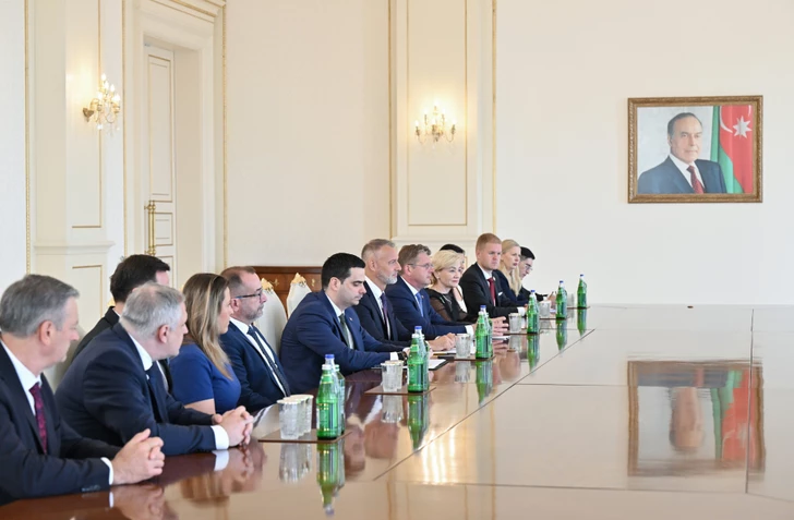Media.az - Новости Азербайджана - Президент Ильхам Алиев принял делегацию во главе с председателем Национального совета Словакии