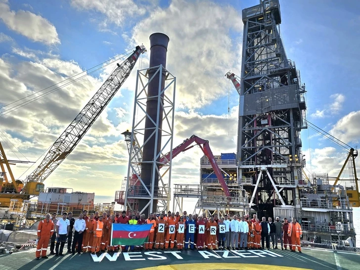 Media.az - Новости Азербайджана - Отчет bp: с платформы  «Западный Азери»  на сегодняшний день добыто более 1 млрд баррелей нефти