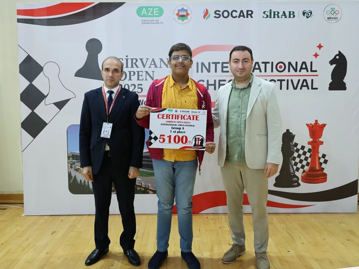 В Ширване завершился международный шахматный фестиваль Shirvan Open 2025