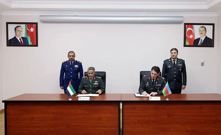 Азербайджан и ОАЭ подписали «Дорожную карту» военного сотрудничества на 2027-2029 годы