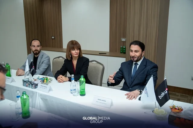 Media.az - Новости Азербайджана - Посол Беларуси в Азербайджане посетил офис Baku TV