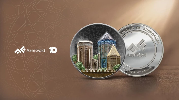 “AzerGold” представила новую монету «Нахчыван — наследие архитектора Аджеми»