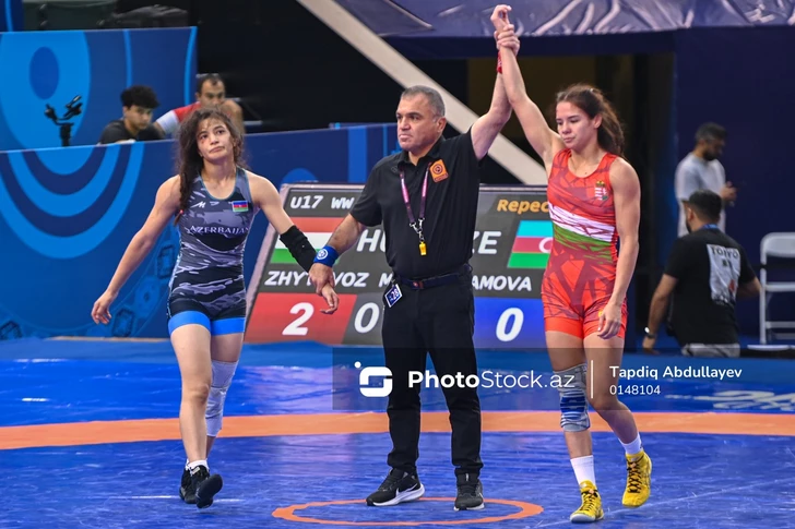 Азербайджанская спортсменка Фатима Байрамова проиграла в утешительном поединке на ЧМ U-17