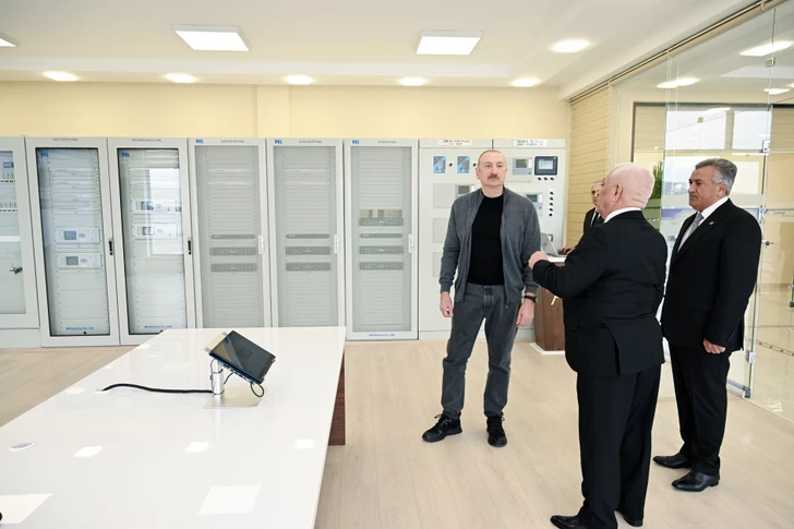 Президент Ильхам Алиев принял участие в открытии Центра хранения энергии «Абшерон»