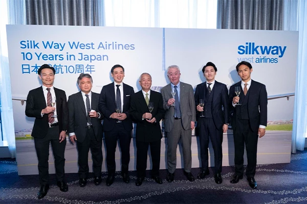 Silk Way West Airlines отмечает 10-летие полетов в Японию