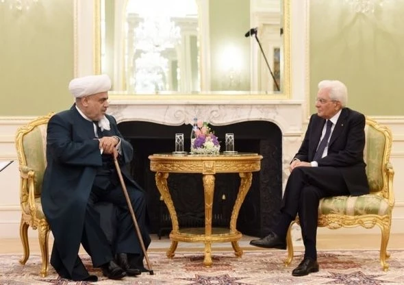 Шейх уль-ислам встретился с президентом Италии – ФОТО