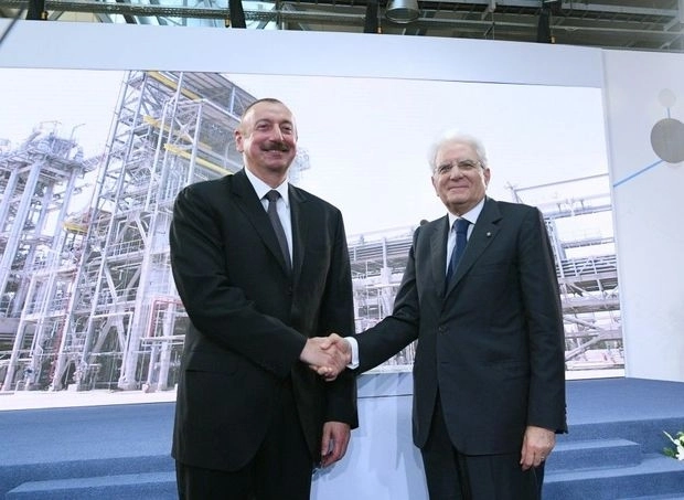 Ильхам Алиев и Серджо Маттарелла открыли новый завод