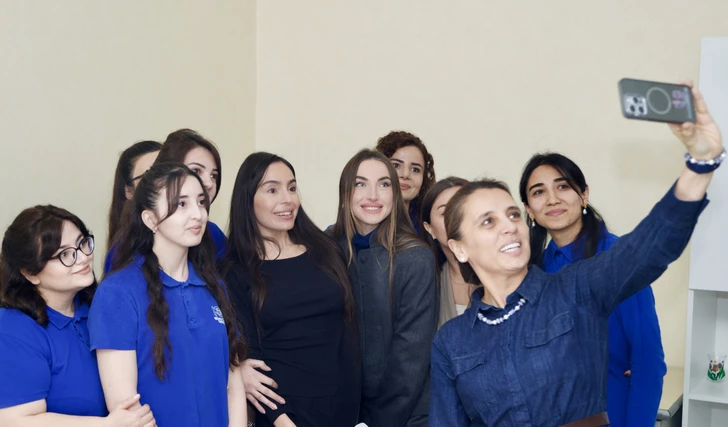 Media.az - Новости Азербайджана - Лейла Алиева и Алена Алиева ознакомились с Гянджинским центром аутизма