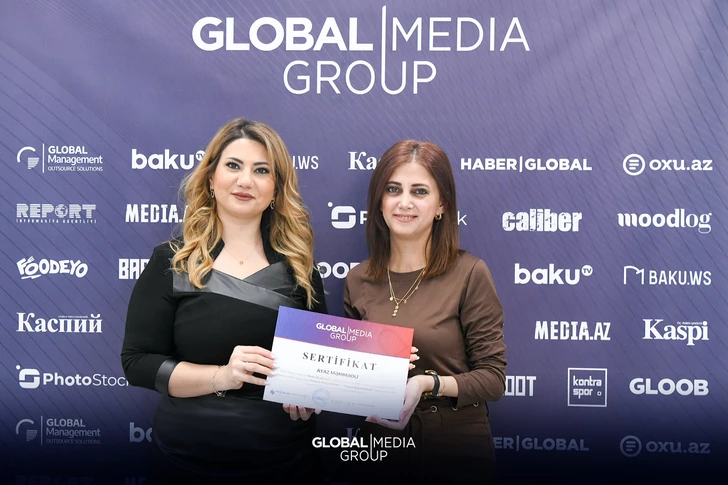 Media.az - Новости Азербайджана - Итоги Медиа Академии «Global Media Group»: 8 будущих специалистов получили сертификаты