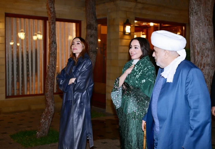 Лейла Алиева и Арзу Алиева приняли участие в церемонии ифтара по случаю священного месяца Рамазан
