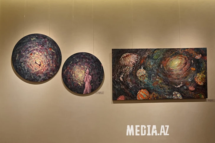 Media.az - Новости Азербайджана - «Бесконечность внутри нас»: в Nine Senses Art Center открылась выставка Марьям Кенгерли