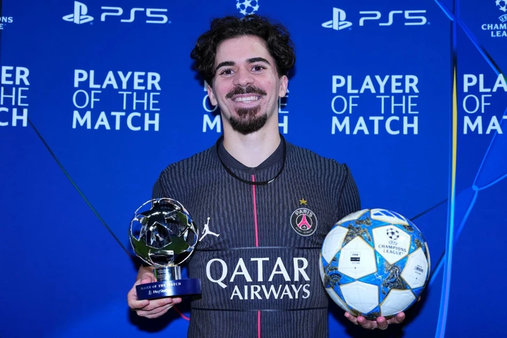 Витинья признан лучшим игроком финала Лиги чемпионов