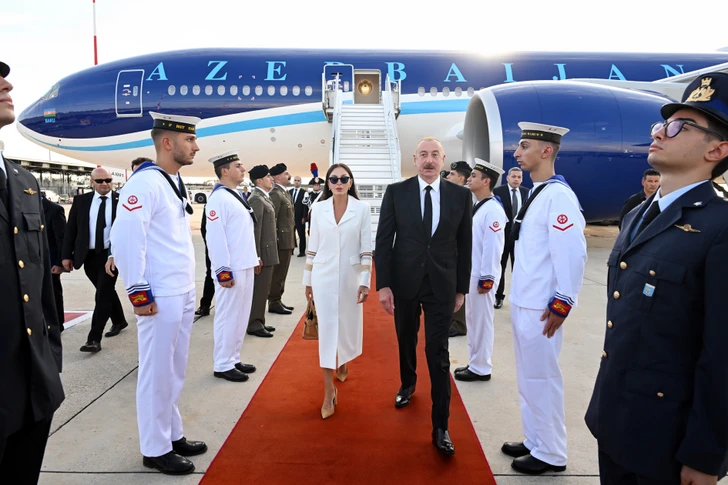 Media.az - Новости Азербайджана - Президент Ильхам Алиев прибыл с рабочим визитом в Италию