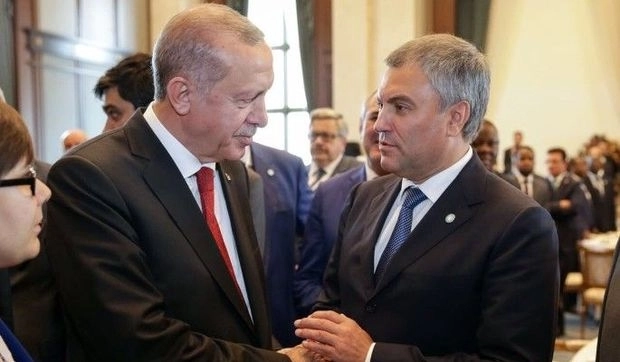 Володин встретился в Анкаре с Эрдоганом