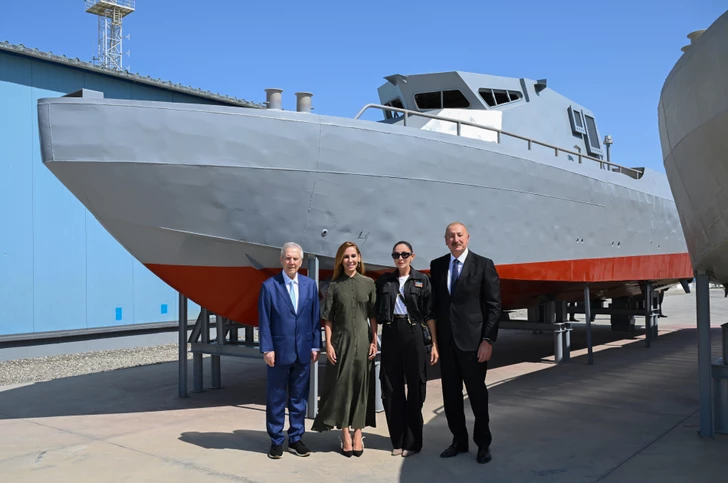 Media.az - Новости Азербайджана - Президент Ильхам Алиев посетил Военно-морские силы
