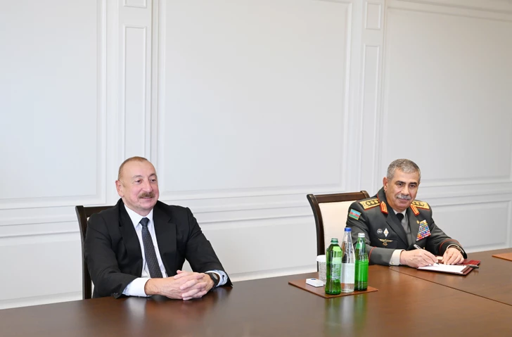 Media.az - Новости Азербайджана - Президент Ильхам Алиев принял начальника Генерального штаба ВС Турции