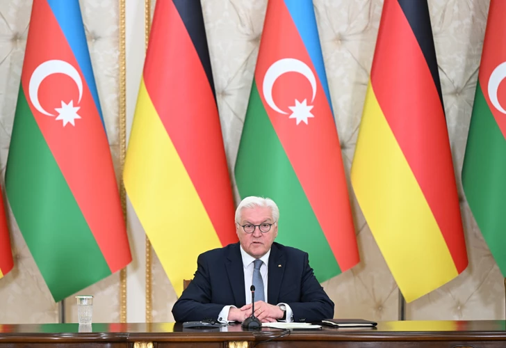Media.az - Новости Азербайджана - Президенты Азербайджана и Германии выступили с заявлениями для прессы
