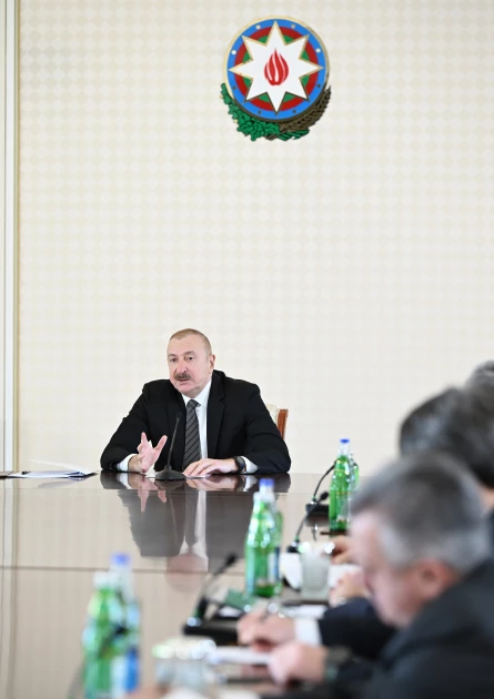 Media.az - Новости Азербайджана - Ильхам Алиев выступил на совещании, посвященном совершенствованию систем водоснабжения на Абшероне