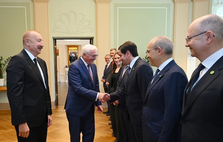 Media.az - Новости Азербайджана - Состоялась встреча президентов Азербайджана и Германии в расширенном составе