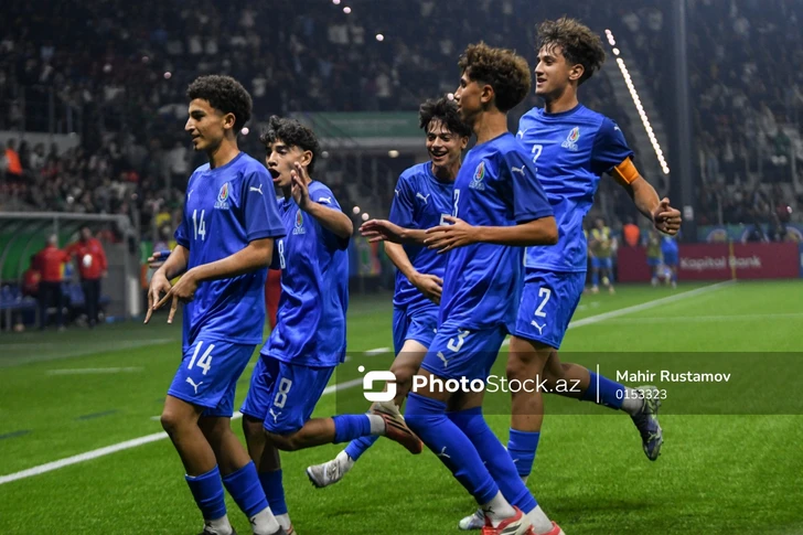 Сборная Азербайджана U-15 сыграет с Чили в 1/16 финала Дивизиона C на ЧМ FIFA в Баку