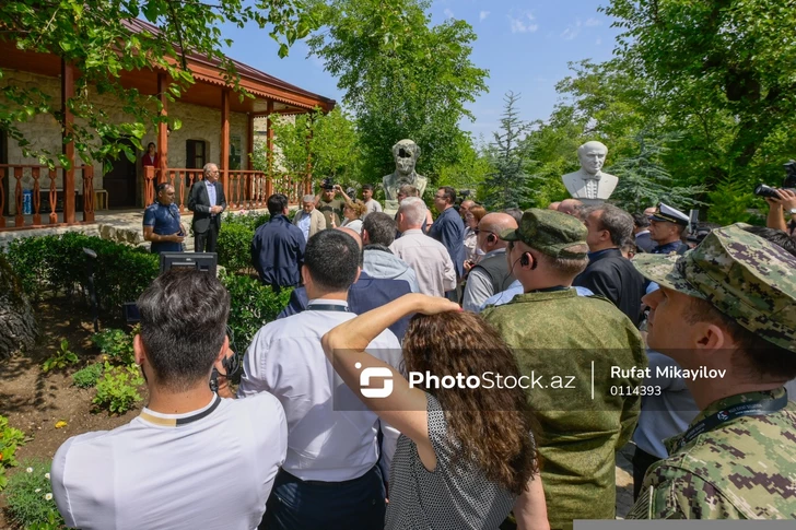 Media.az - Новости Азербайджана - Аккредитованные в Азербайджане дипломаты возвращаются из Агдама в Баку на скоростном поезде