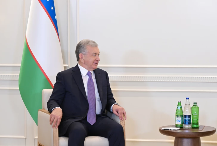 Media.az - Новости Азербайджана - Президент Ильхам Алиев встретился с Президентом Узбекистана