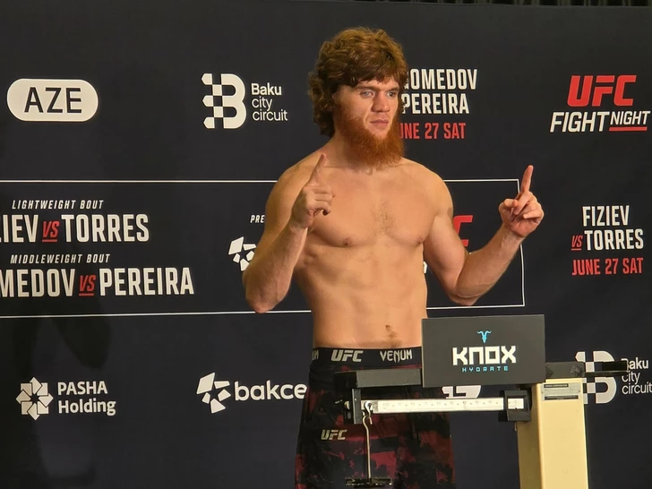 Media.az - Новости Азербайджана - Перед UFC Fight Night Baku состоялась официальная церемония взвешивания
