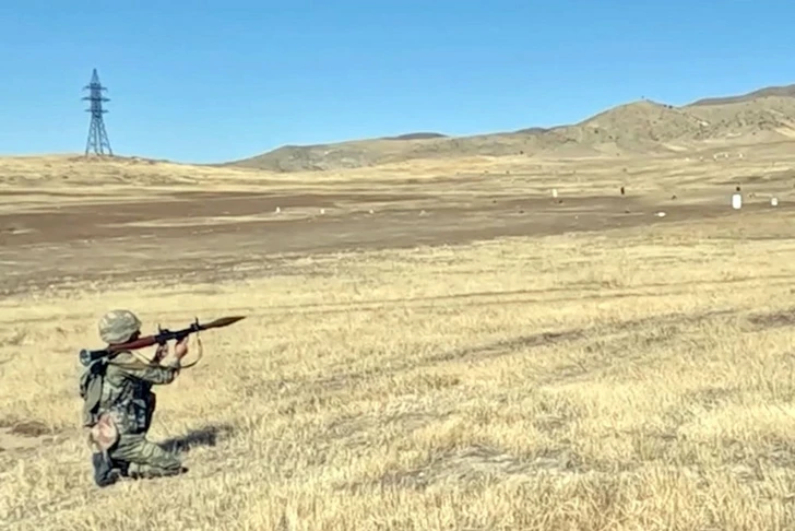 В Нахчыване проведен учебный сбор военнообязанных