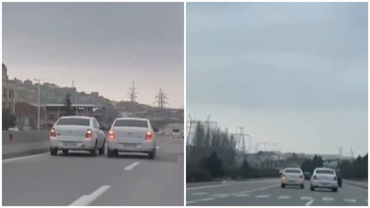Устроившие гонку на трассе Баку-Шамахы водители задержаны