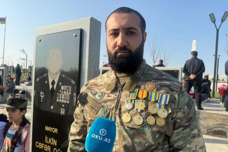 Боевой товарищ шехида-майора: Он оставил штаб и пошел на передовую сражаться с врагом