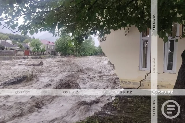 Media.az - Новости Азербайджана - Водоснабжение Загаталы нарушено: сель повредил водозаборные сооружения